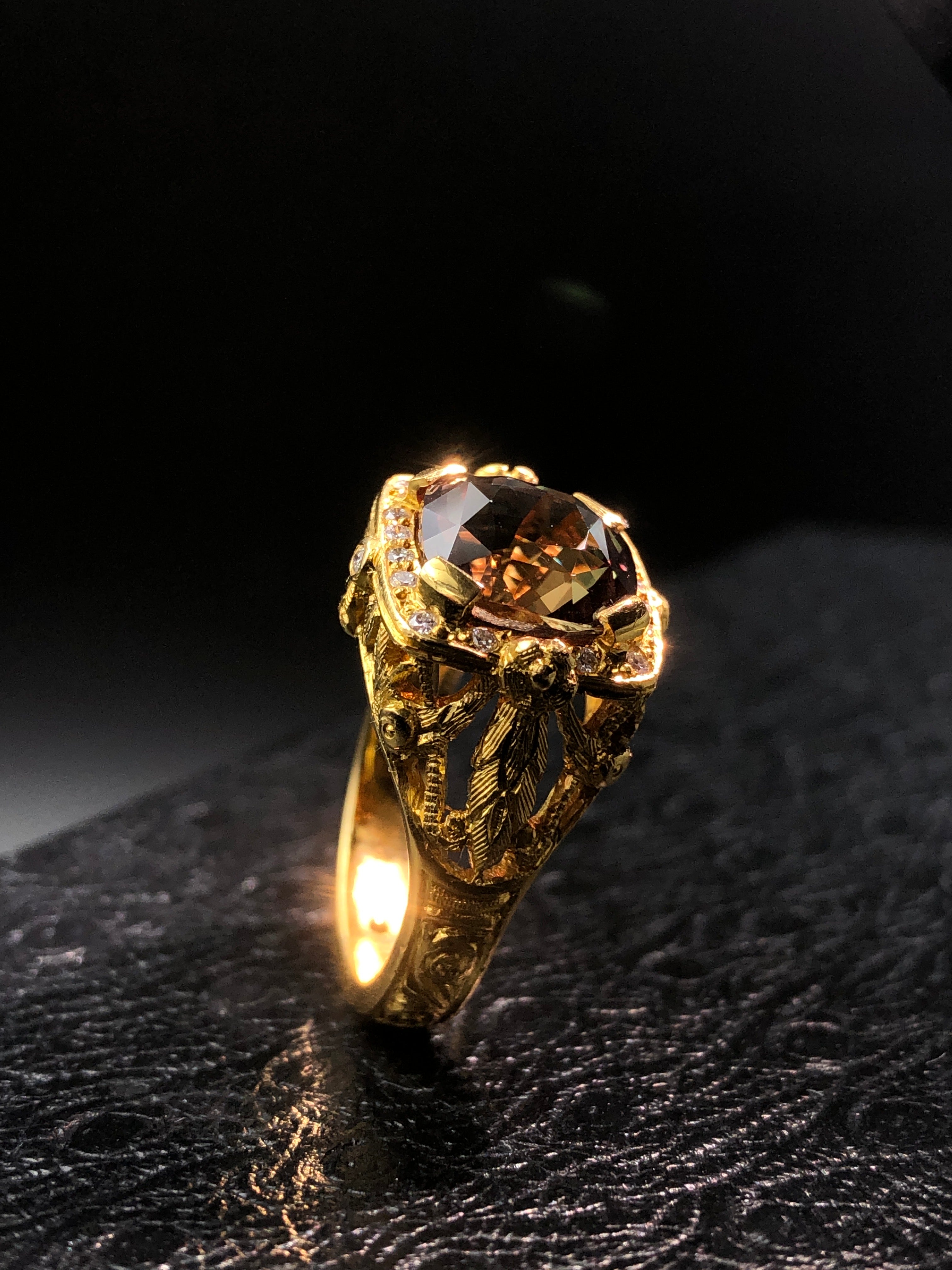 Art Deco Alexandrite Ring