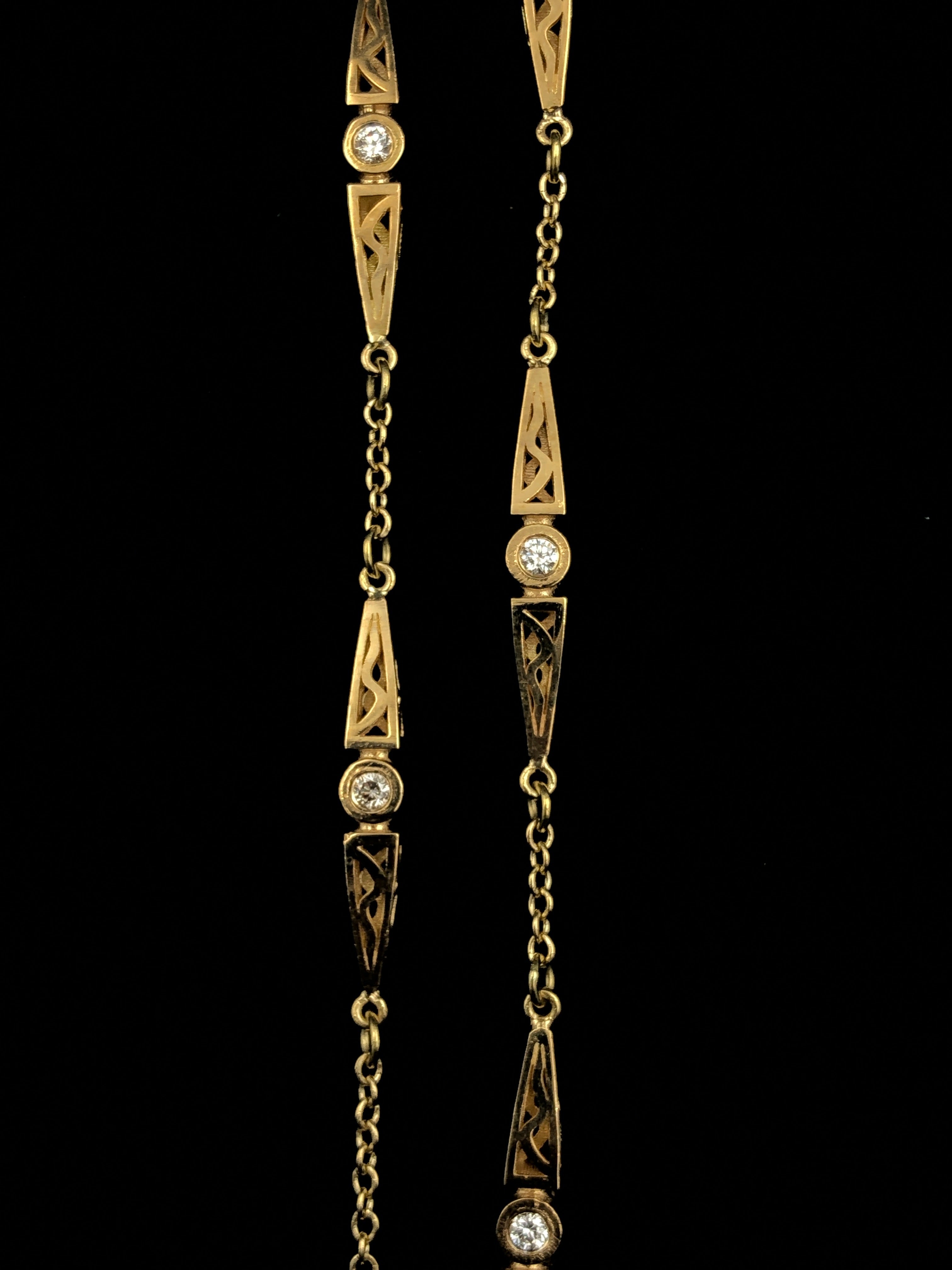 Art Deco Link Chain