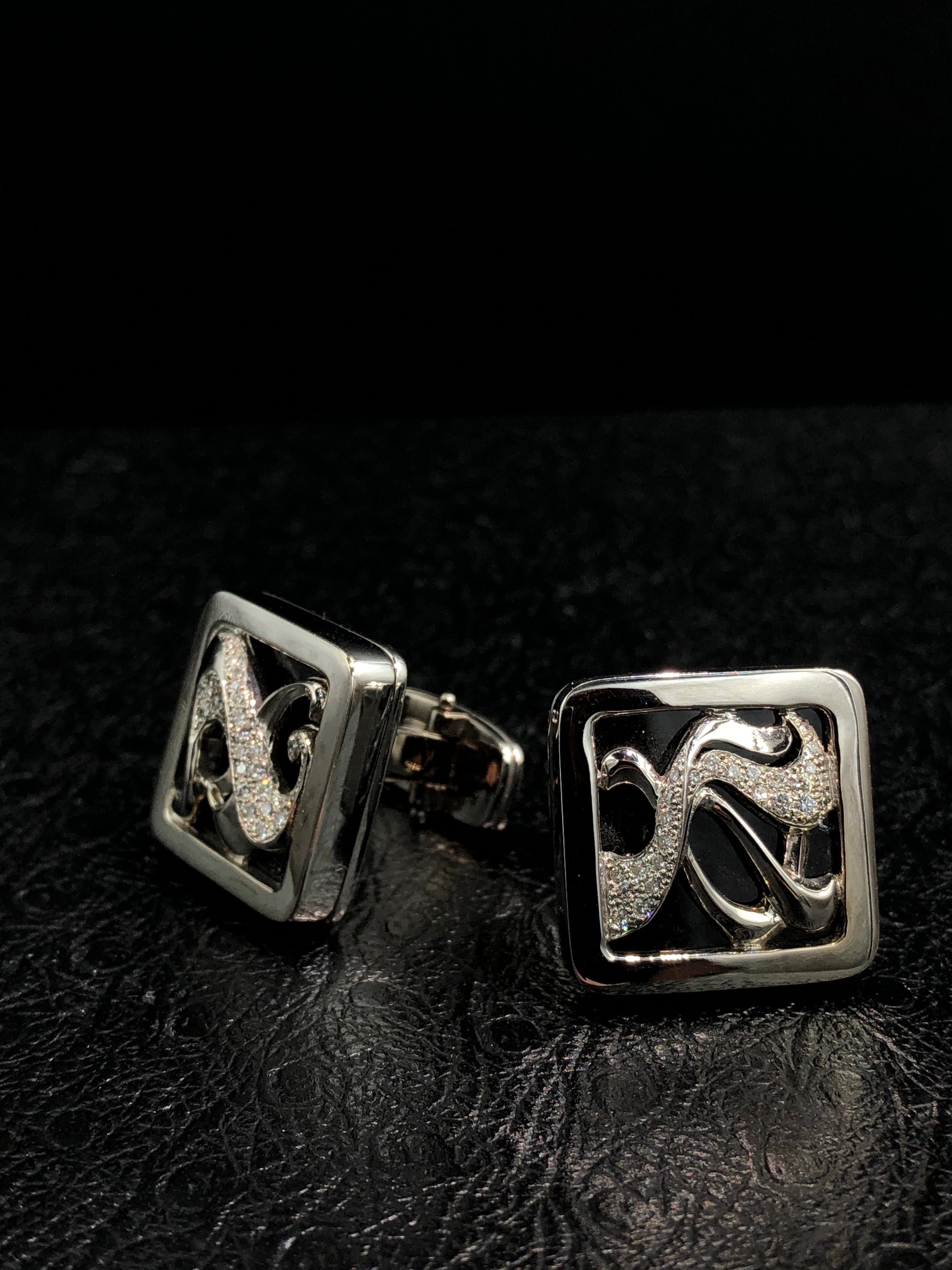 Art Nouveau Cuff Links