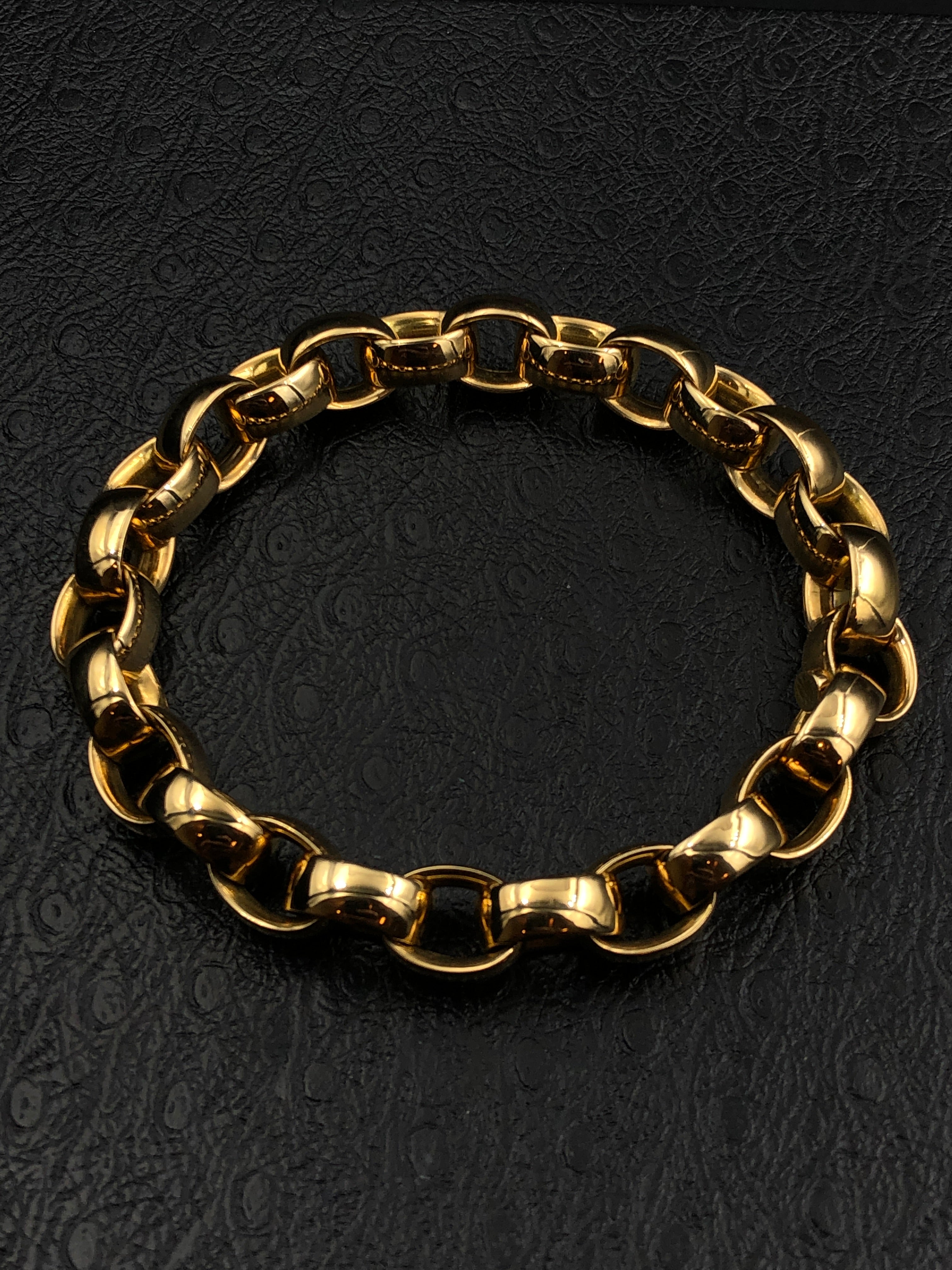 Classic Rounded Chunky Cable Link Bracelet