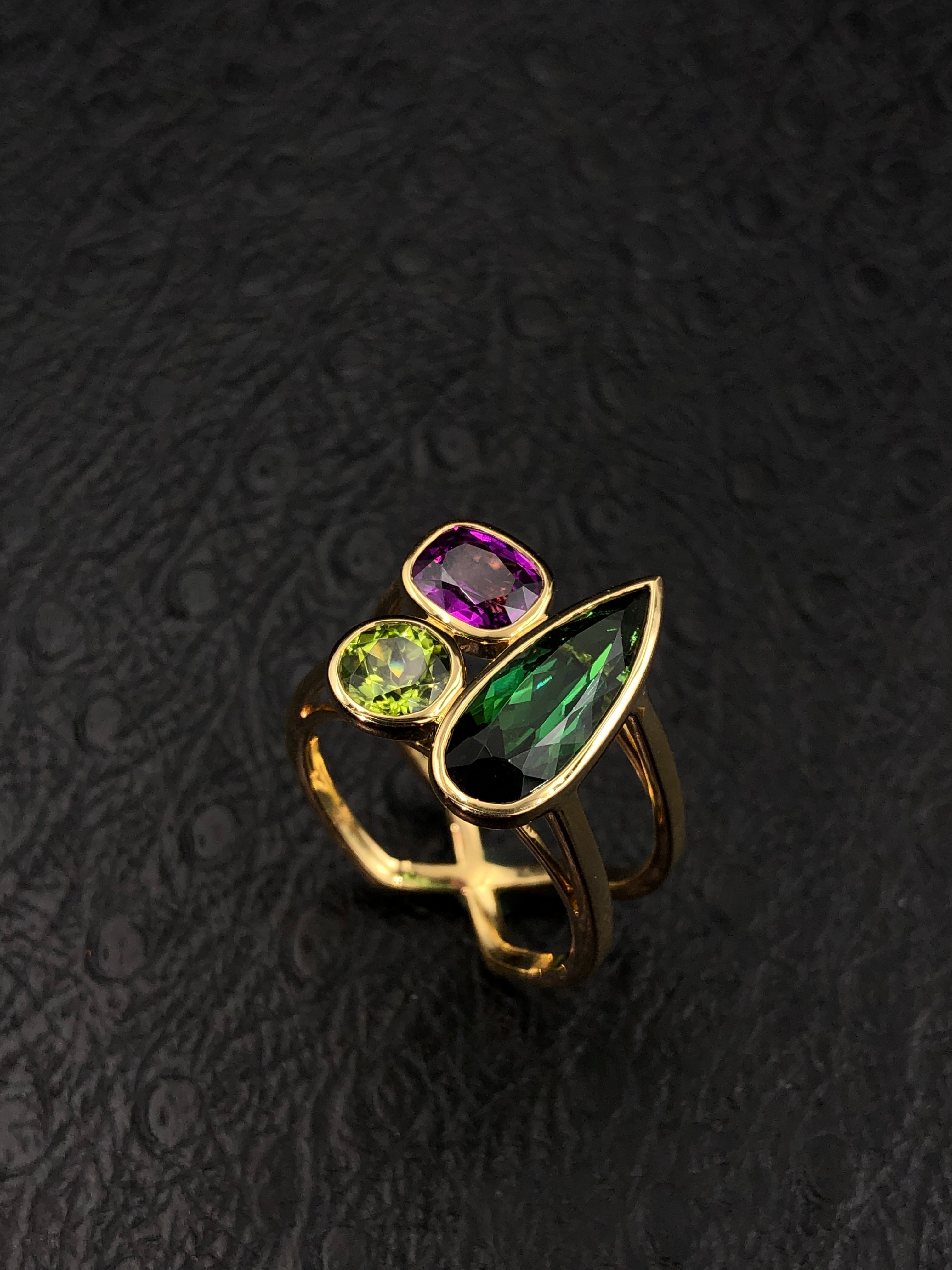 Color Play Multi-Stone Ring