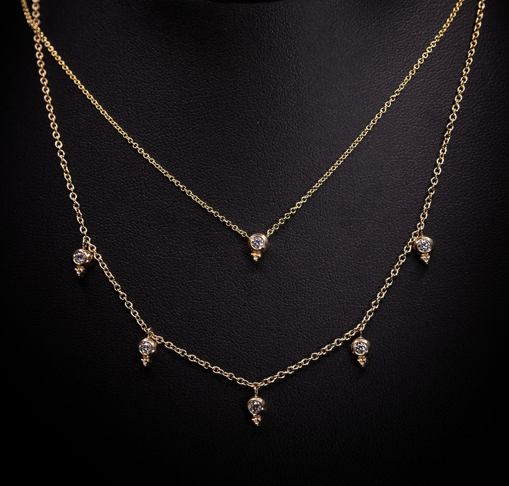 Diamond Dangle Necklace