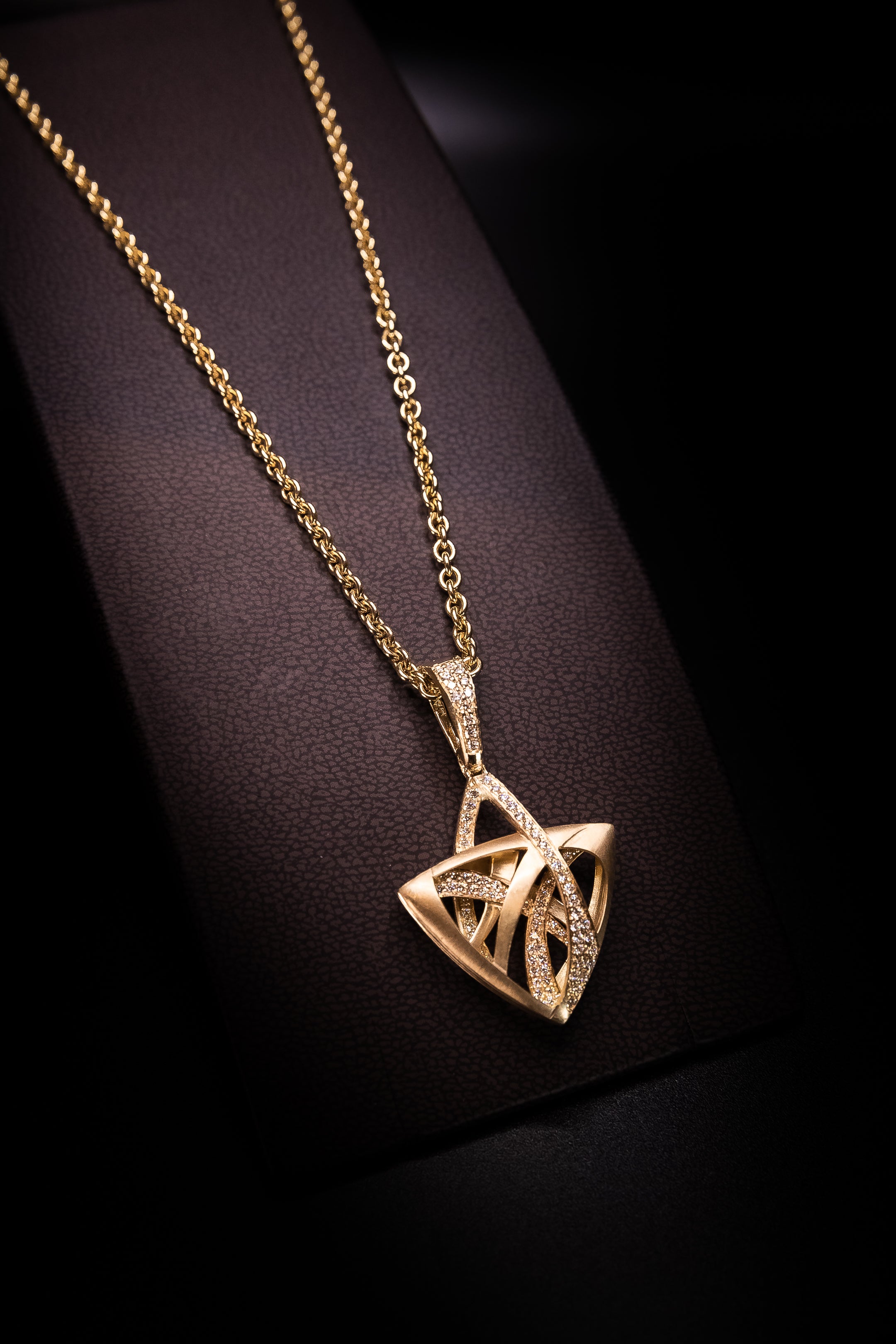 Goldsmith Layered Diamond Pendant