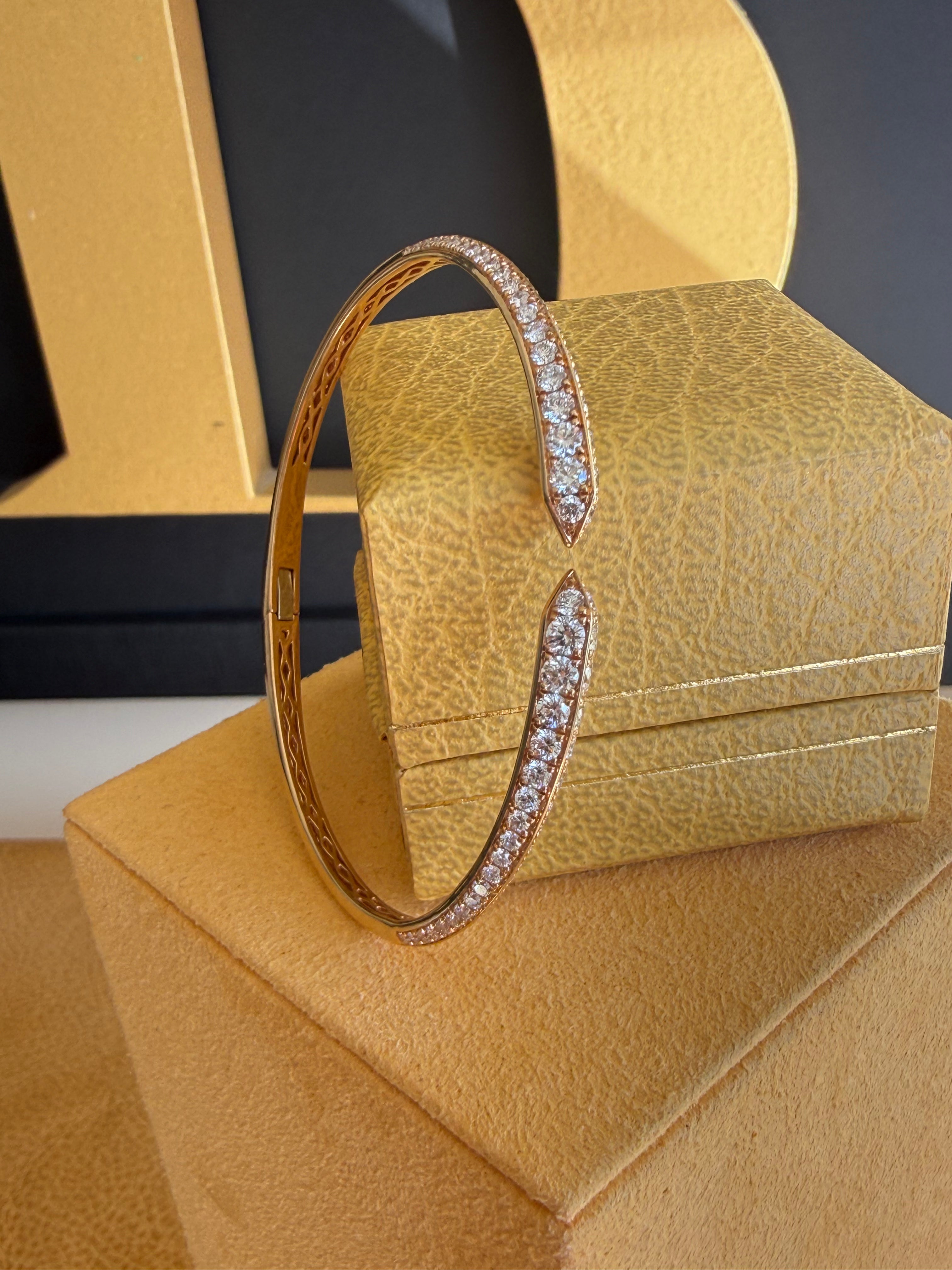 Hinged Diamond Bracelet