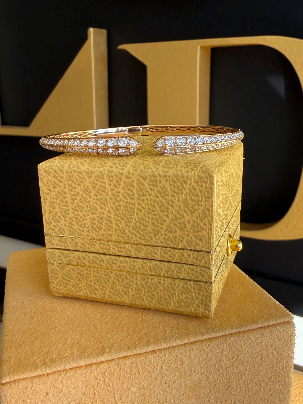 Hinged Diamond Bracelet