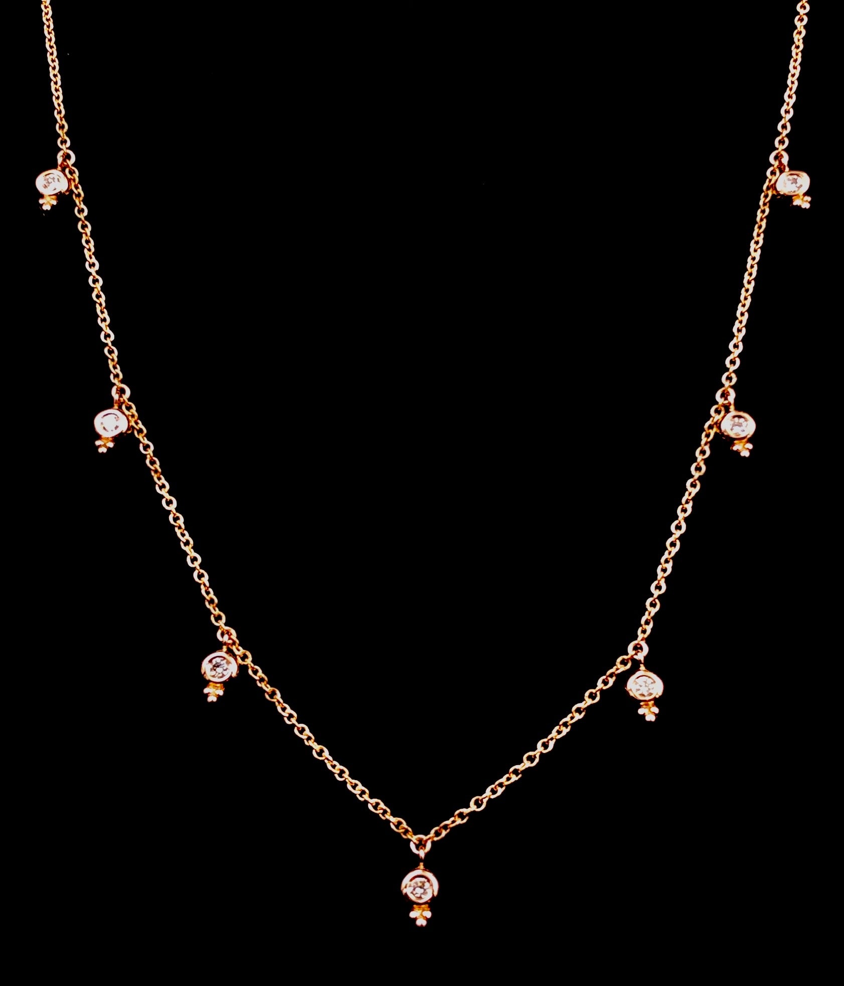 Diamond Dangle Necklace
