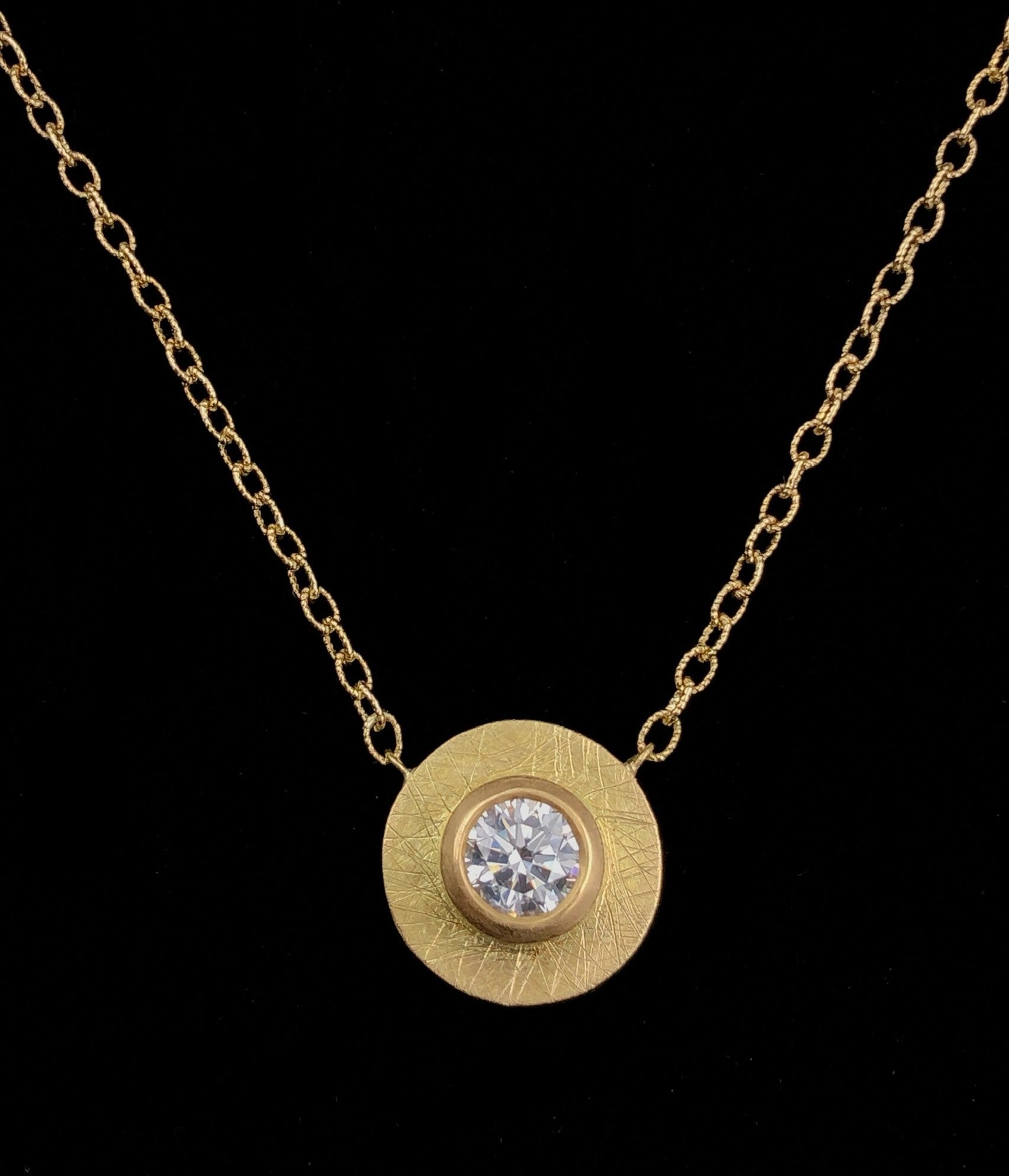 Modern Diamond Pendant