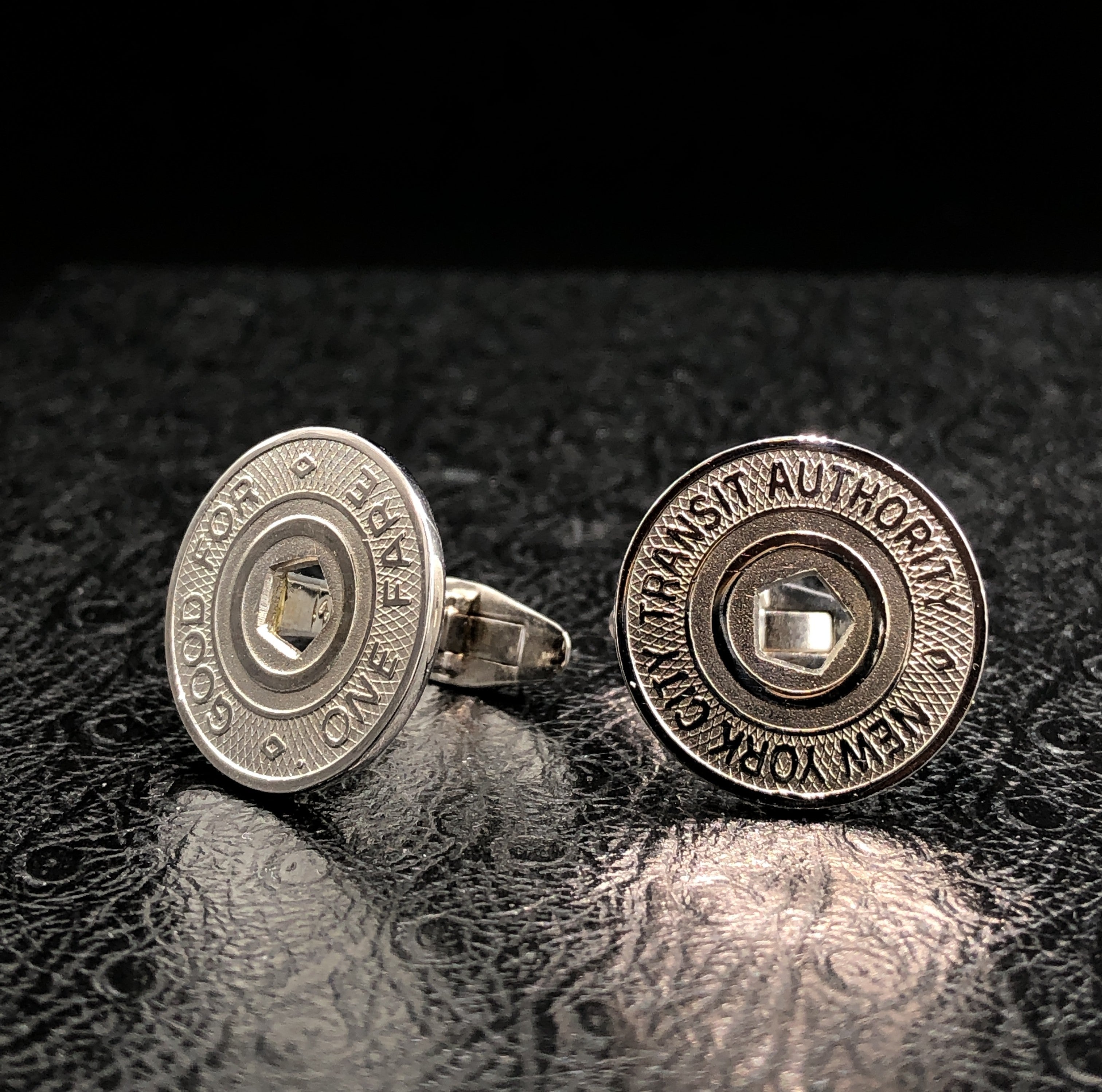 NYC Transit Authority Cuff Links
