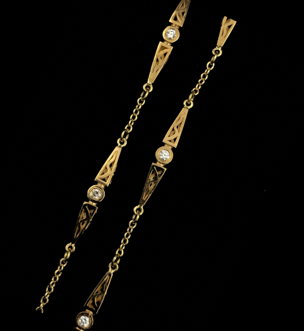 Art Deco Link Chain