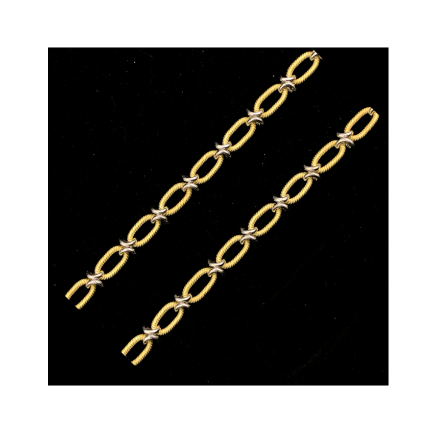 Textured Two Tone Link
